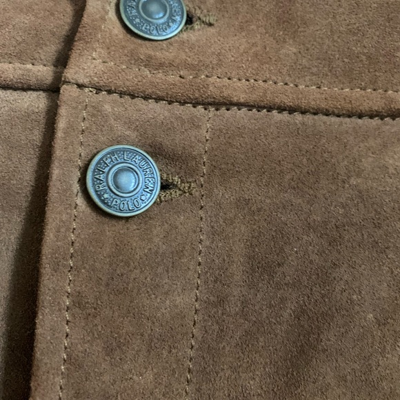 Brand New Polo Ralph Lauren Suede Skirt Size Us 6 - Picture 3 of 4